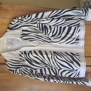 Zebra print jacket